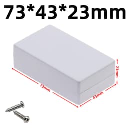 70/100mm DIY Housing Instrument Storage Case White Black Waterproof Enclosure Boxes Electronic Project Box