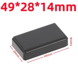 70/100mm DIY Housing Instrument Storage Case White Black Waterproof Enclosure Boxes Electronic Project Box