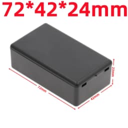 70/100mm DIY Housing Instrument Storage Case White Black Waterproof Enclosure Boxes Electronic Project Box