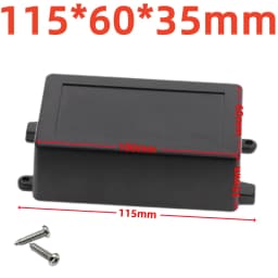 70/100mm DIY Housing Instrument Storage Case White Black Waterproof Enclosure Boxes Electronic Project Box