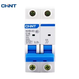 CHNT CHINT NXB-63 2P AC 230/400V Miniature Circuit Breaker C 6 10 16 20 25 32 40 63A Overload Protector DZ47 C Style Air Switch