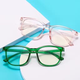 Transparent Computer Glasses pc Frame Women Men Anti Blue Light square Eyewear Blocking Glasses Optical Spectacle Eyeglass round