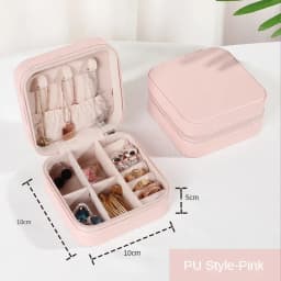 Jewelry Organizer Display Travel Jewelry Case Boxes Portable Jewelry Box Leather Storage Joyeros Organizador De Joyas