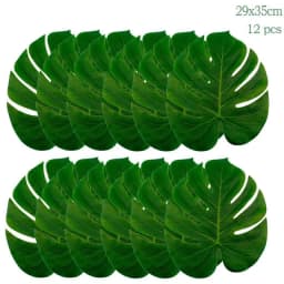 Artificial Tropical Palm Leaves Rustic Wedding Decoration Jungle Safari Birthday Party Tropical Summer Hawaiian Party Decors