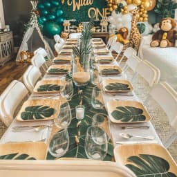Artificial Tropical Palm Leaves Rustic Wedding Decoration Jungle Safari Birthday Party Tropical Summer Hawaiian Party Decors