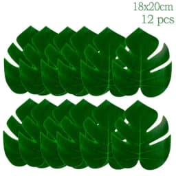 Artificial Tropical Palm Leaves Rustic Wedding Decoration Jungle Safari Birthday Party Tropical Summer Hawaiian Party Decors