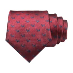 JEMYGINS New Design Animal Tie For Men Silk Woven Necktie 8cm Cartoon Dinosaur Fox Jacquard Fashion Party Wedding Gravata Gift