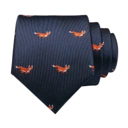 JEMYGINS New Design Animal Tie For Men Silk Woven Necktie 8cm Cartoon Dinosaur Fox Jacquard Fashion Party Wedding Gravata Gift