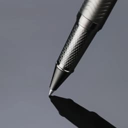 1 PC High Quality Luxury Full Metal Ballpoint Pen Silver Plating Ball Pens Business Writing Signing School Office Supplies 03733