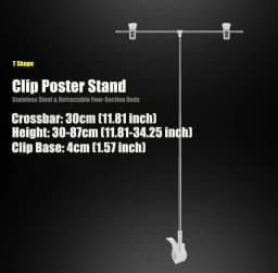 Photography Photo Backdrop Stands Adjustable T-Shape Background Frame Support System Stands With Clamps for Video Studio