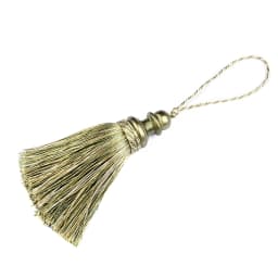1Pc Golden Tassels Crafts Trim Hanging Rope Silk Fringe Curtain Decor Home Accessories Living Room Jewelry DIY Decorative