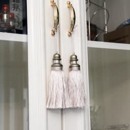 1Pc Golden Tassels Crafts Trim Hanging Rope Silk Fringe Curtain Decor Home Accessories Living Room Jewelry DIY Decorative