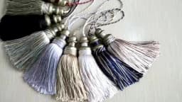 1Pc Golden Tassels Crafts Trim Hanging Rope Silk Fringe Curtain Decor Home Accessories Living Room Jewelry DIY Decorative