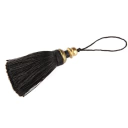 1Pc Golden Tassels Crafts Trim Hanging Rope Silk Fringe Curtain Decor Home Accessories Living Room Jewelry DIY Decorative