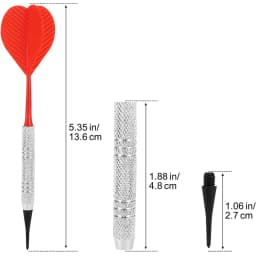 6 Pieces/ Lot Soft Tip Dart Set For Electronic Dartboard With 30pcs Extra POM Dart Tip Dart Set Electronic Dartboard Game