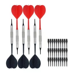 6 Pieces/ Lot Soft Tip Dart Set For Electronic Dartboard With 30pcs Extra POM Dart Tip Dart Set Electronic Dartboard Game