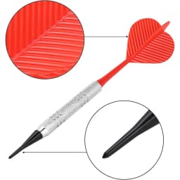 6 Pieces/ Lot Soft Tip Dart Set For Electronic Dartboard With 30pcs Extra POM Dart Tip Dart Set Electronic Dartboard Game