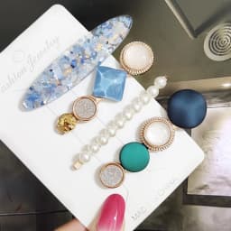 3/4pcs Set Pearl Hair Clip For Women Korean Hairpins Geometric Crystal Hair Barrettes Girl Hairgrip Hair Accessories