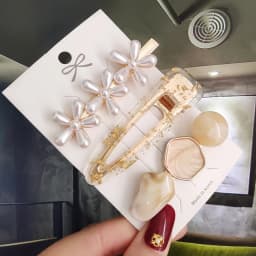 3/4pcs Set Pearl Hair Clip For Women Korean Hairpins Geometric Crystal Hair Barrettes Girl Hairgrip Hair Accessories