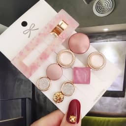 3/4pcs Set Pearl Hair Clip For Women Korean Hairpins Geometric Crystal Hair Barrettes Girl Hairgrip Hair Accessories