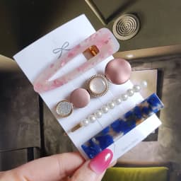 3/4pcs Set Pearl Hair Clip For Women Korean Hairpins Geometric Crystal Hair Barrettes Girl Hairgrip Hair Accessories