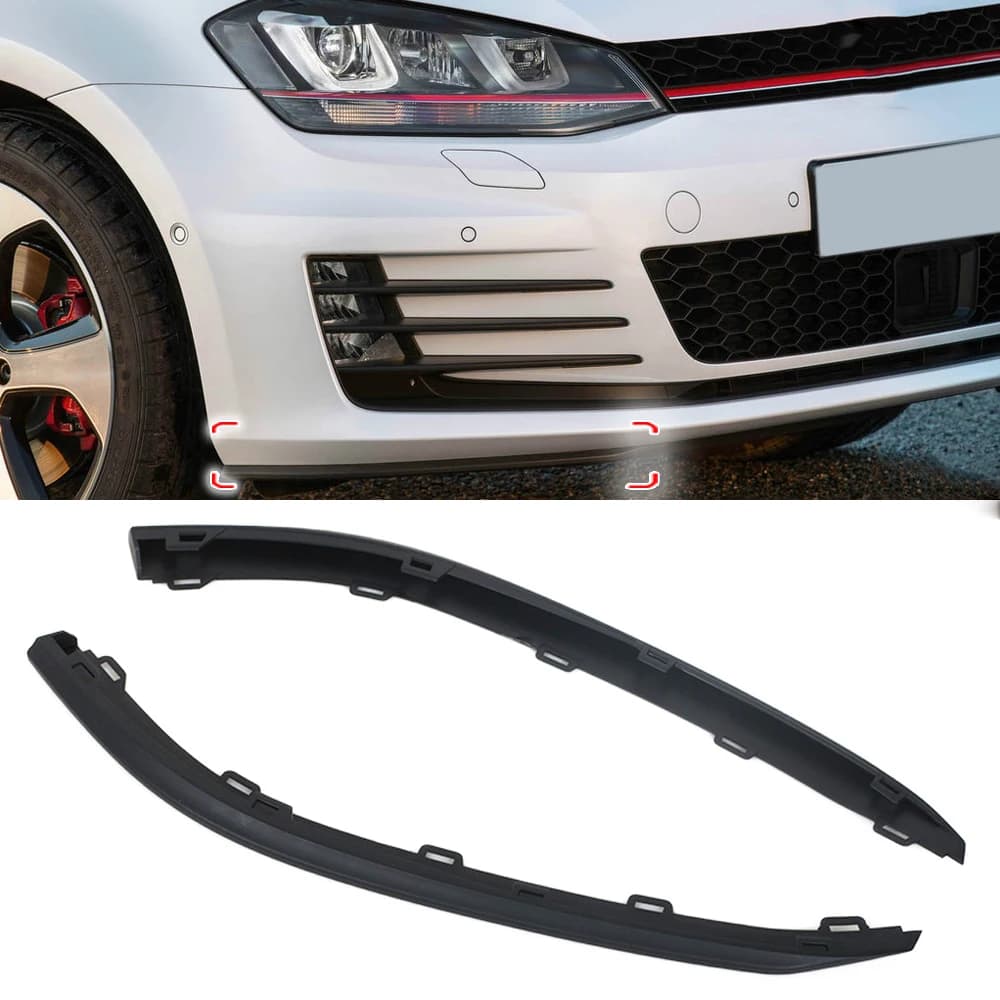 Car Front Bumper Lip Lower Spoiler Air Deflector Valance Trim For Volkswagen VW Golf MK7 GTI 2015 2016 2017 5GG8059039B9