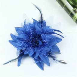 Women's Fashion Flower Feather Bead Corsage Hair Clip Bridal Hairband Brooch Pin Brida Barrettes Hair Accessories Jewelry