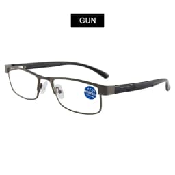High Quality Stainless Steel Reading Glasses Men Women Fashion Presbyopic Eyeglasses Business Hyperopia Anti Blue Light Eyewear