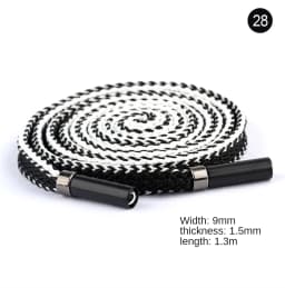 2Pcs Sweatpants Drawstring Strap Sports Pants Cord Woven Rope Belt Pants Hoodies Accessories DIY Apparel Sewing Band Supplies