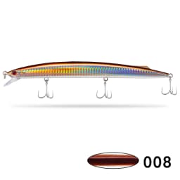D1 Sea Fishing Minnow Lure 190mm 36g Trolling Sinking Depth 0.6-0.9m Long Jerkbait Saltwater Wobblers For Seabass Tuna Pike