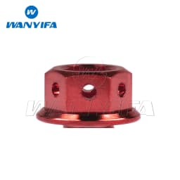 Wanyifa Titanium Bolt M6 M8x10 15 20 25 30 35 40 45 50 55 60 75mm Flange Inner Hexagon Head Screws for Motorcycle Brake Calipers