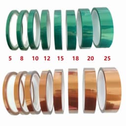 1PCS 5-25MM X 33M Professional Heat Resistant High Temperature Insulation Electronics Industry Welding Polyimide Kapton Tape