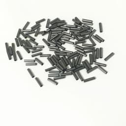 50-100pcs/lot stainless steel fishing line Aluminum Crimp sleeve copper tube Wire Pipe Crimp Sleeves Fishing Tackle accessories