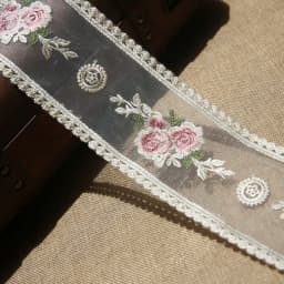 1Y Handmade Lace Ribbon Fabric Lace Trimmings for Sewing Accessories Wedding Decoration DIY Craft Supplies