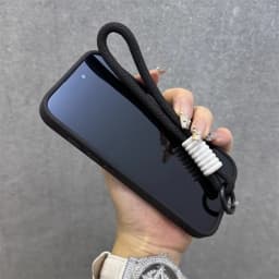 For Magsafe Translucency Contrast Lanyard Case For iPhone 16 15 Pro Max 14 Plus 11 12 13 16e Hand Wrist Strap Matte Clear Cover