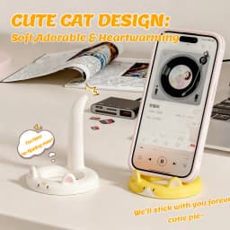 Hot-Selling Cute Cartoon Cat Phone Stand, Desktop Lazy Holder, Creative Cute Pet Phone Rack for Office