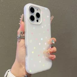 Cute Pastel Color Colorful Star Pattern Phone Case For iPhone 11 12 13 14 15 16 17 Pro 18 Pro Max 16E Air XS XR X 7 8 Plus Cover