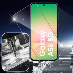4/1Pcs For Galaxy A56 Screen Protector Samsung, Tempered Glass HD 9H High Aluminum Transparent Clear Anti Scratch Case Friendly