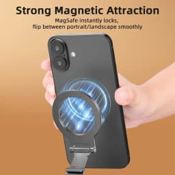 Flymile Magnetic Mount for iPhone 17 16 15 14 13/Pro/Max,Phone Holder With Carabiner Suitbale For Travel,for Magsafe Accessories