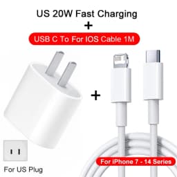 PD 20W USB C Charger For Apple iPhone 16 15 13 12 11 14 Pro Max 7 8 Plus X XS Fast Charging USB C Date Cable Charger Accessories