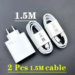 For Xiaomi 120W Charger EU Turbo Fast Charge Adapter 6A Type C Cable For Gan3 Poco F4 GT MI 11T 12S Pro Redmi Note 11 Pro+ 5G