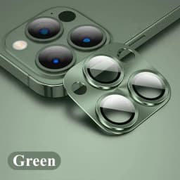 2Pcs Metal Alloy Camera Lens 9H Tempered Glass Protector For iPhone 11 12 13 mini 14 15 16 Pro Max Plus Full Cover Len Film