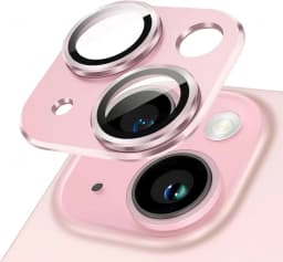 2Pcs Metal Alloy Camera Lens 9H Tempered Glass Protector For iPhone 11 12 13 mini 14 15 16 Pro Max Plus Full Cover Len Film