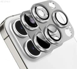 2Pcs Metal Alloy Camera Lens 9H Tempered Glass Protector For iPhone 11 12 13 mini 14 15 16 Pro Max Plus Full Cover Len Film