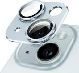 2Pcs Metal Alloy Camera Lens 9H Tempered Glass Protector For iPhone 11 12 13 mini 14 15 16 Pro Max Plus Full Cover Len Film