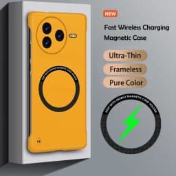 Luxury Ultra Slim Magnetic Frameless Solid Color Phone Case for Xiaomi Poco F7 Ultra F6 F5 F4 F3 X7 X6 Pro Shockproof Cover