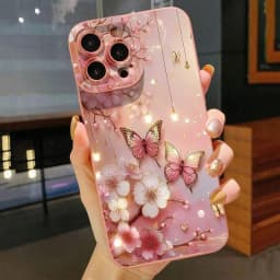 Luxury Romantic Watercolor Butterfly Flower Case For Xiaomi Redmi Note 14 13 12 Pro Plus 12S 11S 11 10 Redmi 13 12 14C 13C Cover