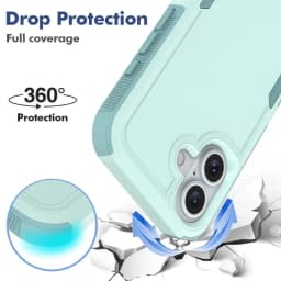 Shockproof Two-Layer Protection Phone Case For iPhone 16 15 14 13 12 11 Pro Max X S XR Luxury Contrasting Armour Anti-Drop Cover