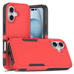 Shockproof Two-Layer Protection Phone Case For iPhone 16 15 14 13 12 11 Pro Max X S XR Luxury Contrasting Armour Anti-Drop Cover