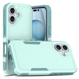 Shockproof Two-Layer Protection Phone Case For iPhone 16 15 14 13 12 11 Pro Max X S XR Luxury Contrasting Armour Anti-Drop Cover
